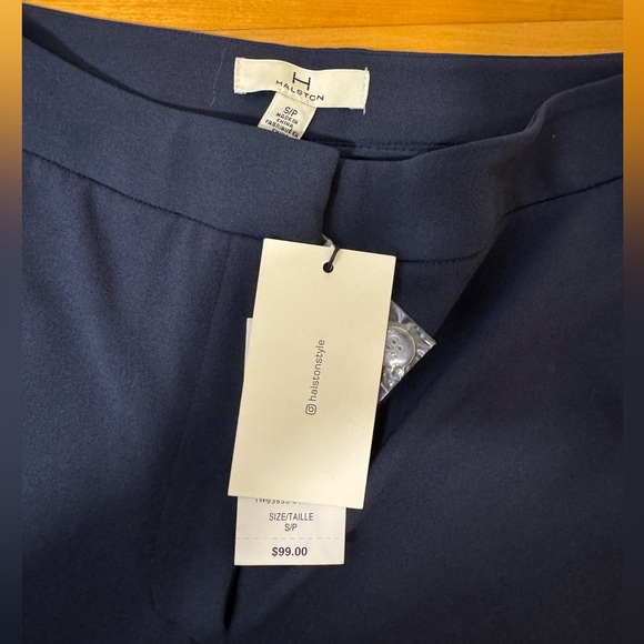 Pants suit navy blue NEW / pantalon droit très classe bleu marin NEUF - Picture 2 of 3